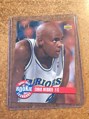 1993-94 Upper Deck Basketball Rookie Exchange Gold # RE 1 Chris Webber