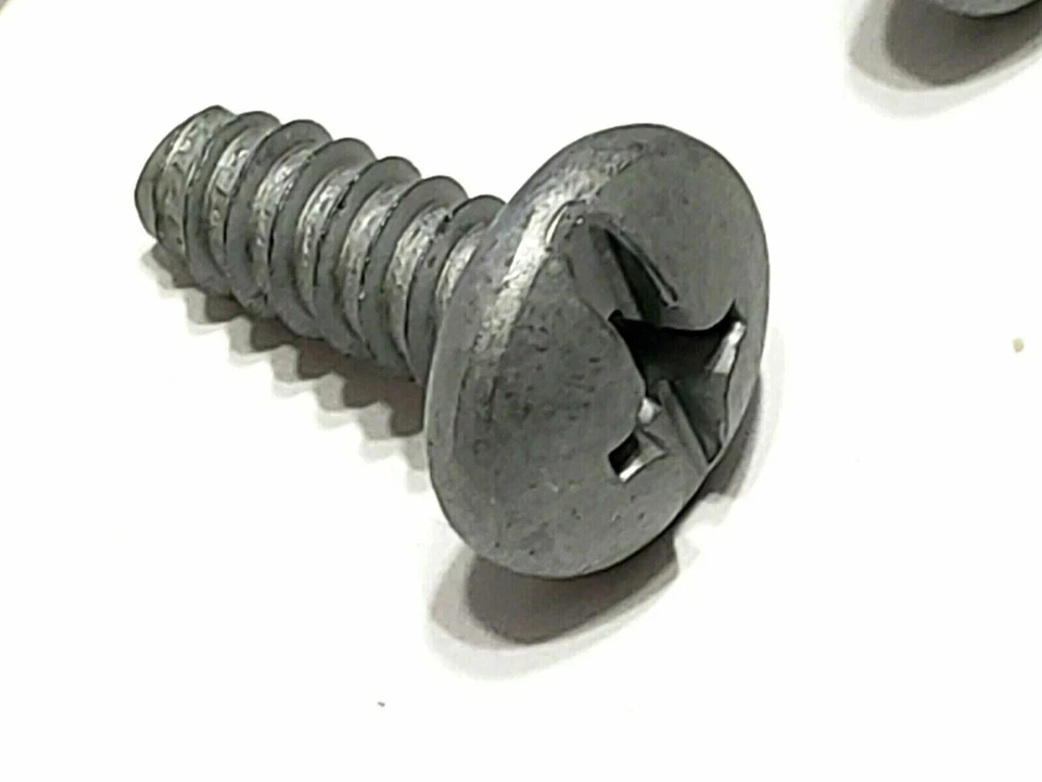 Ford Front Rear Bumper License Plate Holder Frame Bolts & Nuts Hardware 8pc RJ - Image 2 of 4