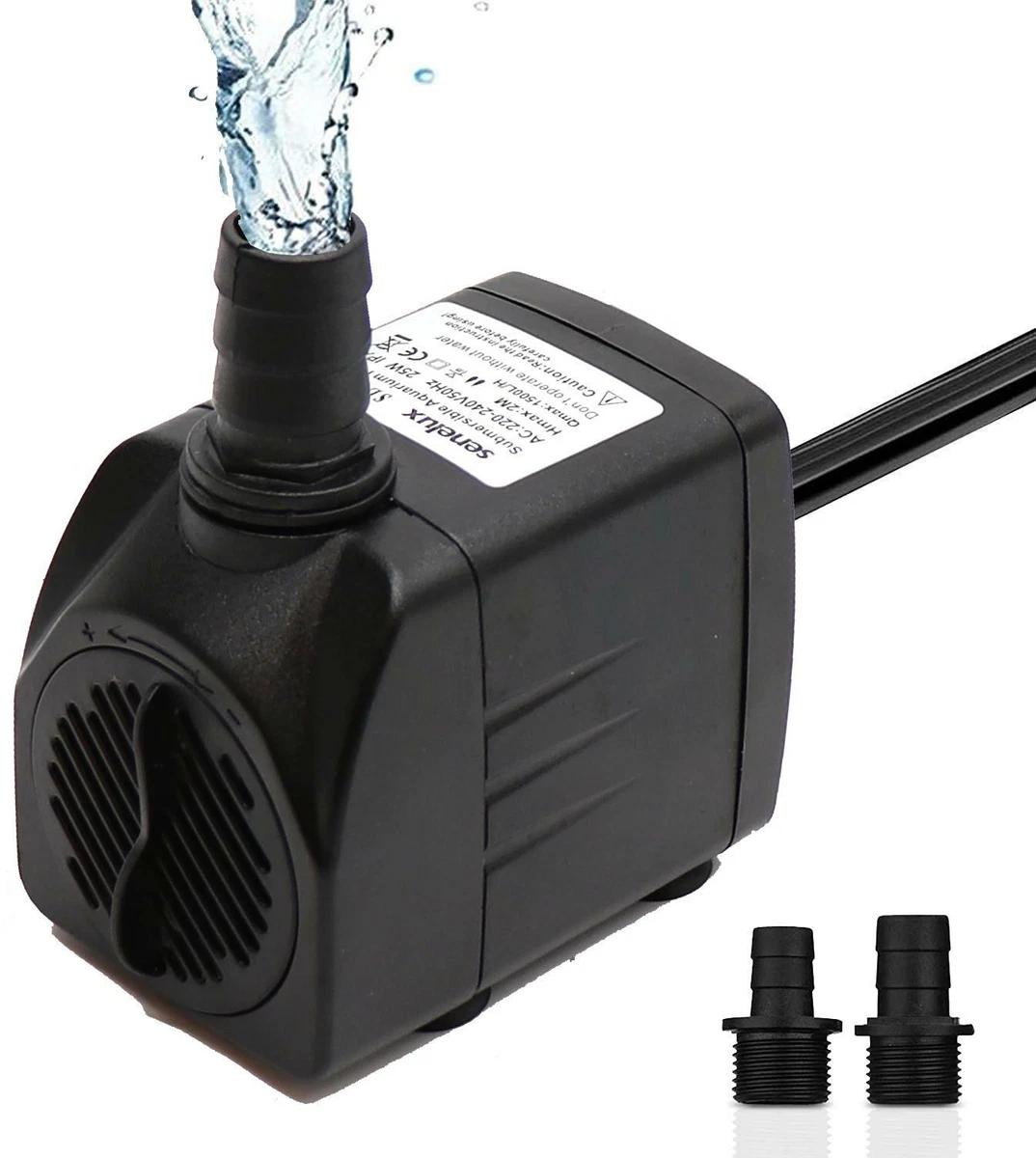 25W Submersible Water Pump Aquarium Fish Tank Sump Pumps Pond