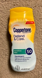 coppertone sensitive skin spf 50