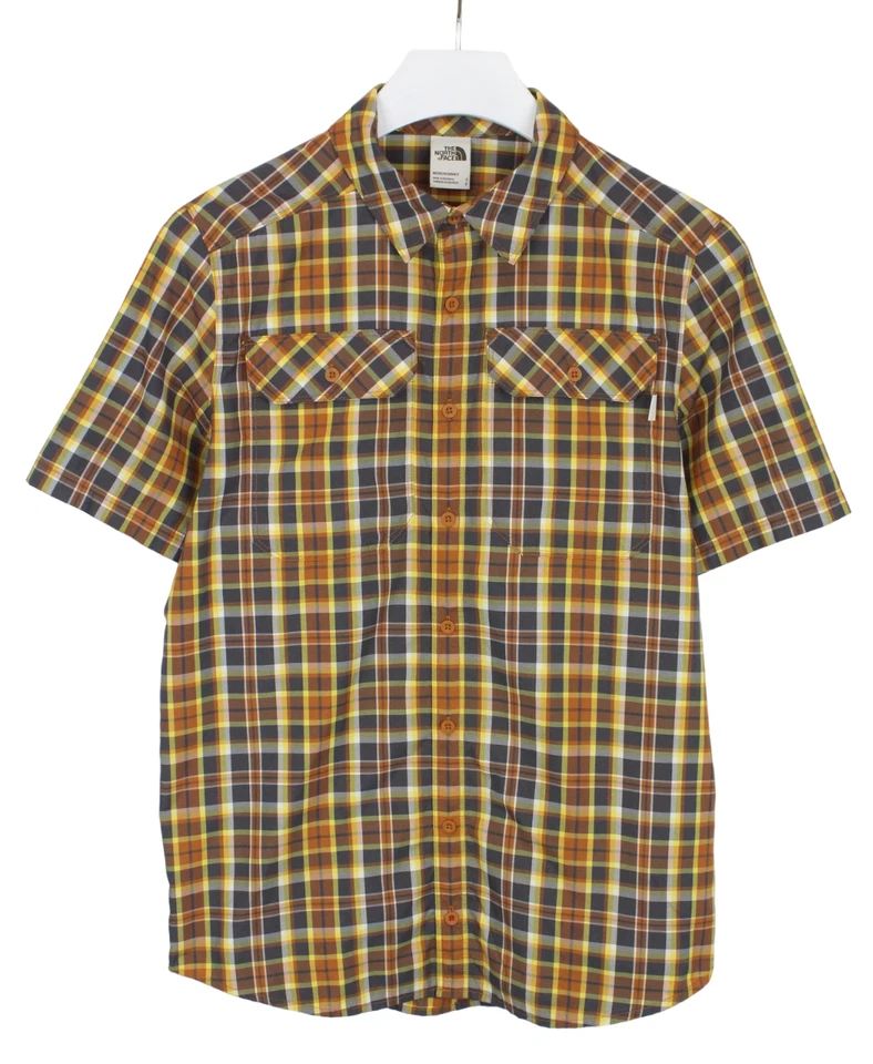 THE NORTH FACE Shirt Herren Klein Geknopft Kurzärmelig Gespreizter Kragen - Bild 1 von 4