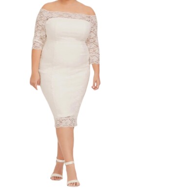 slim fit dress slacks Wholesale Ivory Chiffon Open Back Plus Size Maxi Dress-Plus Size main image 0