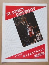 ST. JOHN'S UNIVERSITY 1990 1991 PRE SEASON PROSPECTUS Malik Sealy
