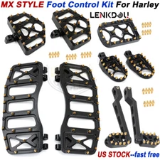 For Harley Floorboard Foot Pegs Footboard Shifter Peg Softail Touring Road Glide