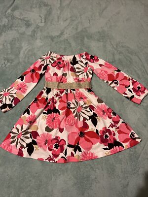 Gymboree Girls Cute Floral Dress Size 4 New Star of the show line | eBay