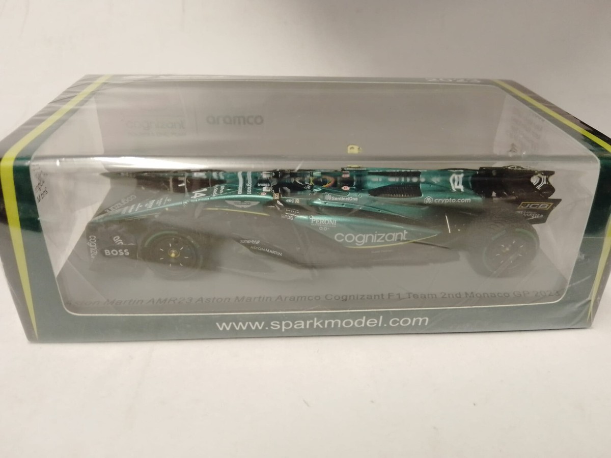 Spark Aston Martin AMR23 #14 Fernando Alonso 2nd Monaco GP