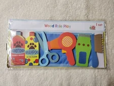 Horizon Group Wood Role Play Kit Pet Grooming Theme