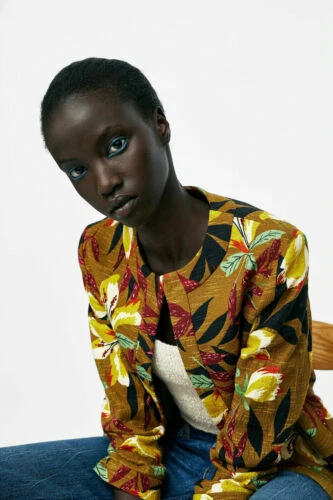 Cappotti, giacche e gilet da donna floreale Zara