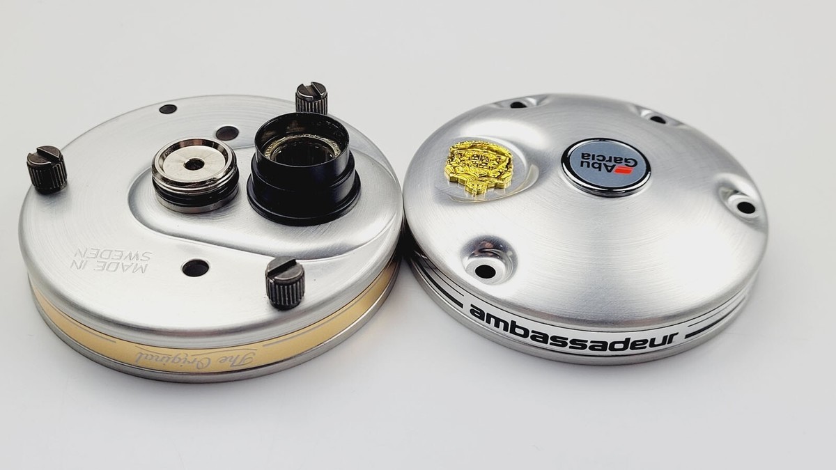 【美品】ambassadeur bg10000 箱有り 付属品多数 Abu Garcia Ambassadeur Reel Parts - 4601 Plate Set, Silver