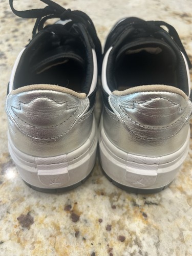 Nike Air Jordan 1 Elevate Low SE Metallic Silver Toe DQ8561-001 Women's Size 8.5 - Picture 6 of 9