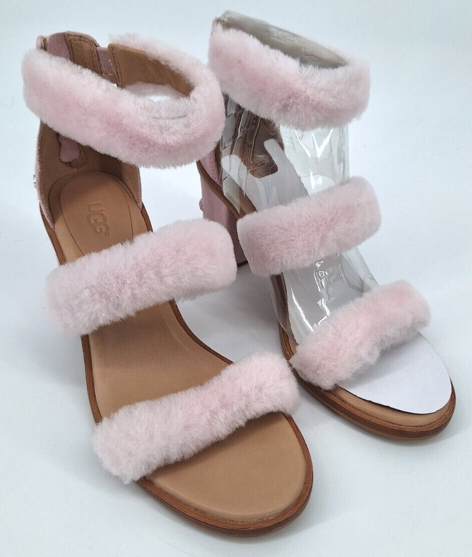 UGG W DEL REY FLUFF HEELファー完売 UGG W FLUFF YEAH SLIDE GRAY アグ ウィメンズ フラッフ イヤー