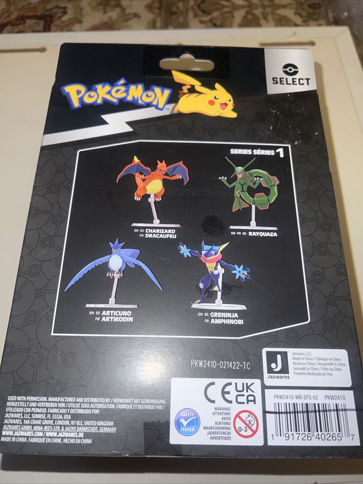 Brinquedo Boneco Pokemon Select Rayquaza Articulado 2673