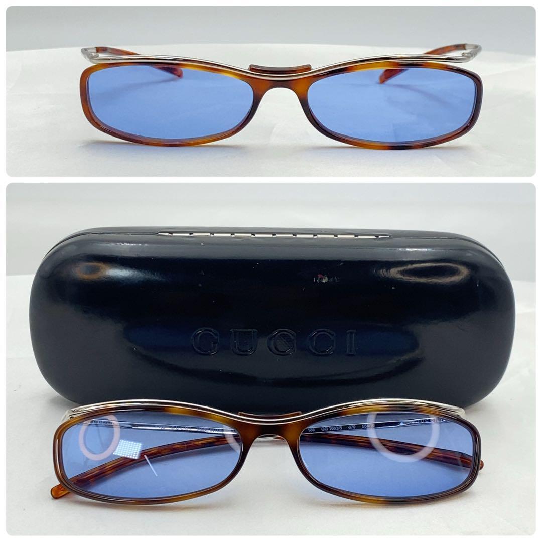 GUCCI　サングラス　レディース GUCCI Sunglasses GG1663/S 879 Tortoiseshell Pattern Lens