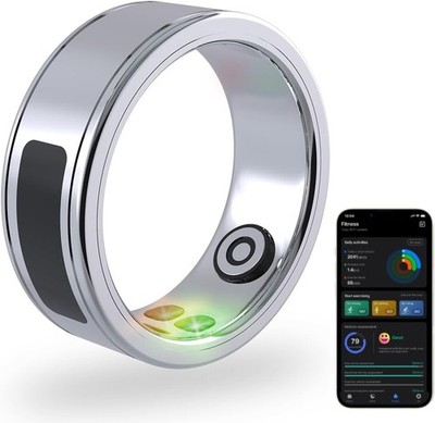 Smart Ring, Health Fitness Tracker, Gesture, Emergency Alarm, Touch Senser, IP68