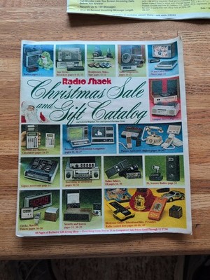 Vintage Radio Shack 1981 Christmas Sale And Gift Catalog A Tandy Corporation 