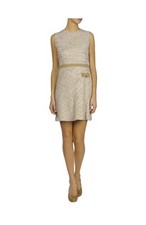 Miu Miu Prada Sleeveless Tweed Wool Dress, Size 8