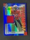2025 Donruss Optic Tez Johnson Blue Hyper (RAW)