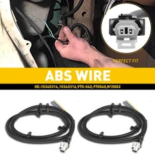 ABS Wheel Speed Sensor & Wire Harness 10340316 Connector For Cadillac Chevrolet