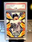 2017 Topps Fire Orange #62 Aaron Judge RC Rookie Yankees PSA Mint 9 Rare. POP-29