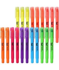 Mr. Pen No Bleed Gel Highlighter, Bible 20 Pack, Assorted Colors