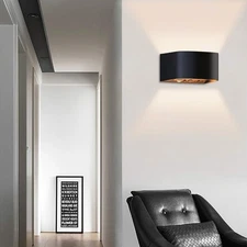 1/2PCS LED Motion Sensor Wall Sconces Modern Indoor Lamp Up Down Wall Lights