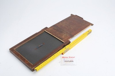 Holzkassette für Glasplatten 13 x 18 cm