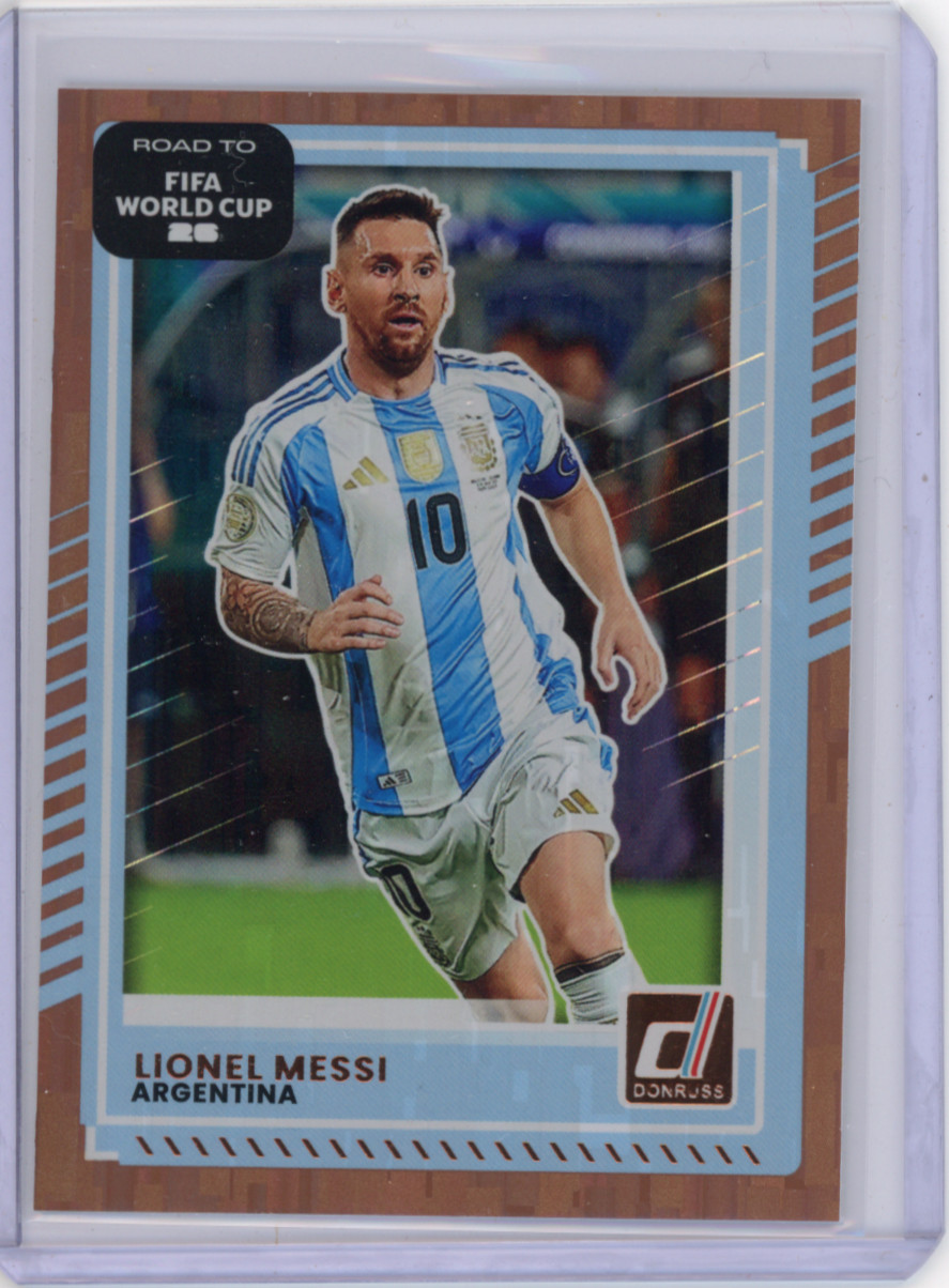 Lionel Messi 2025-26 Panini Donruss Road to World Cup Bronze #154