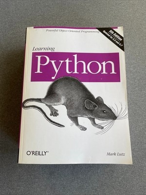 Learning Python, 5th Edition O'REILLY  Mark Lutz, Paperback