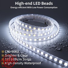 30"x30" LED Bathroom Mirror Backlit Front Lit Dimmable 3 Color Anti-Fog