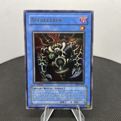 Yugioh Aufgegeben SDP-G001 1. Auflage Ultra Rare EXZ