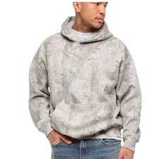 Abercrombie & Fitch Essential Popover Camo Hoodie Large