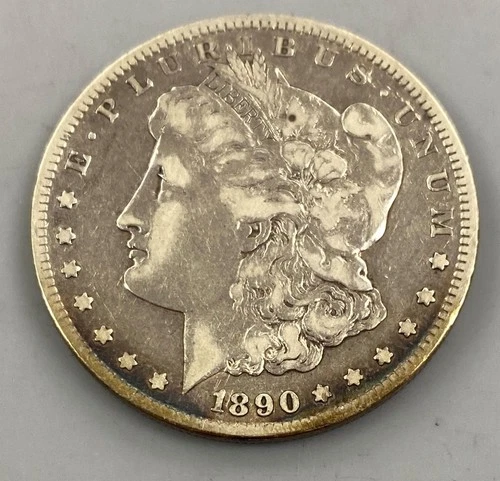 1890 CC Carson City Morgan Silver $1 cleaned L24570