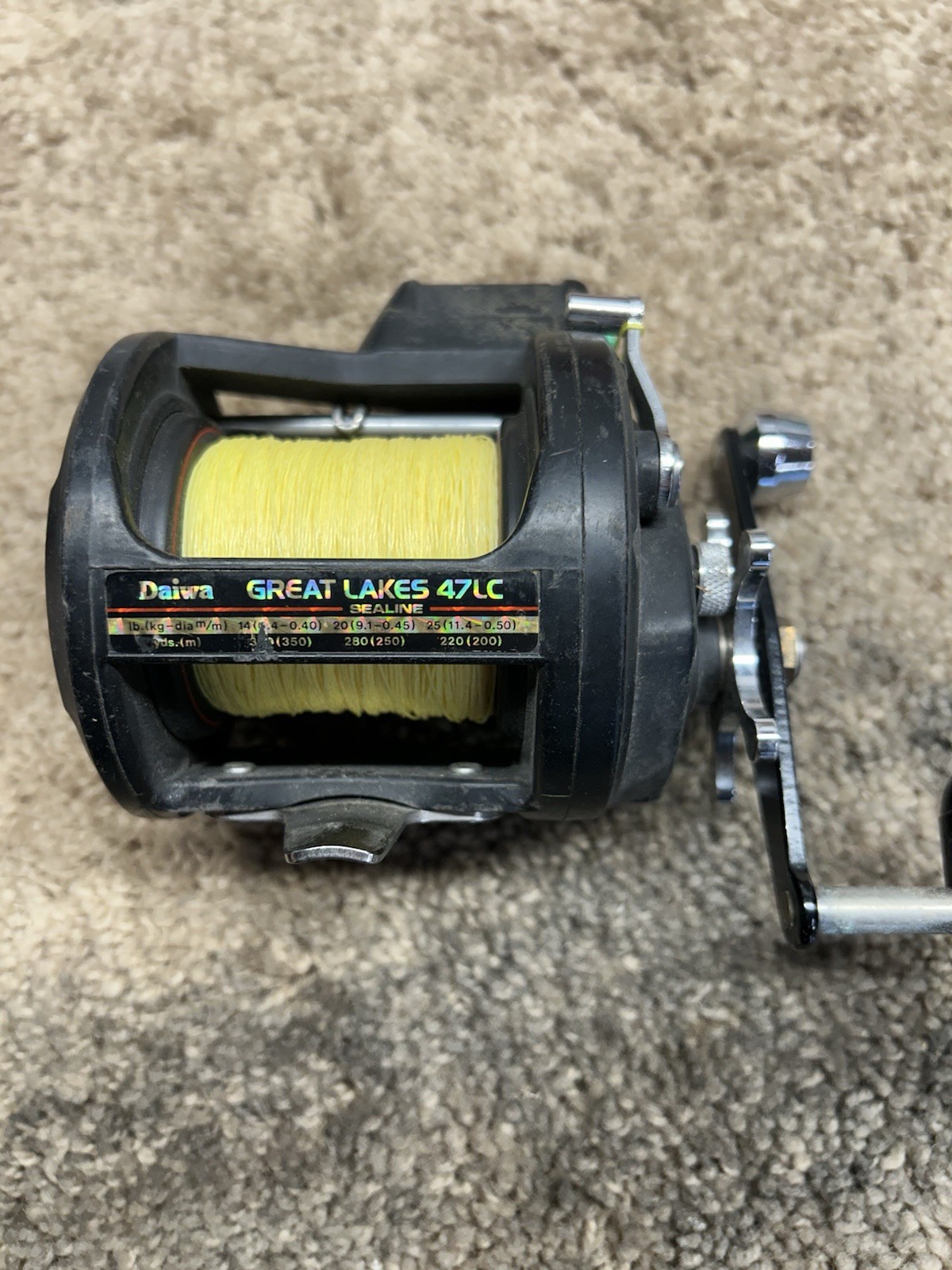 Daiwa Great Lakes 47LC Sealine  Reel with Line Counter