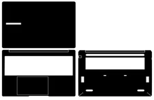 Carbon Vinyl Sticker Skin Cover for ASUS ExpertBook 6S PX685CCA 16" Laptop Decal