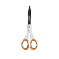 Fiskars Titanium Non-Stick Scheren 18 Cm Weiß/Orange Ergonomische Griffe