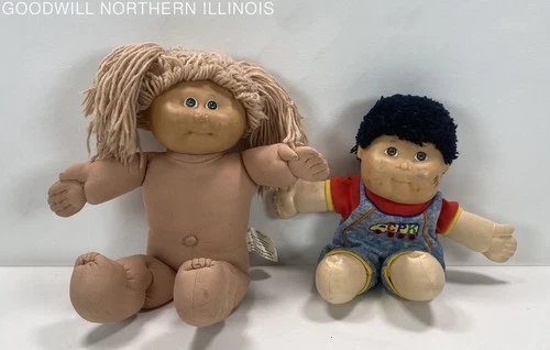Vintage 1980-90s Cabbage Patch Kids Boy & Girl