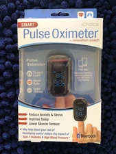 *ICHOICE Pulse Oximeter + Relaxation Coach OX200 Bluetooth
