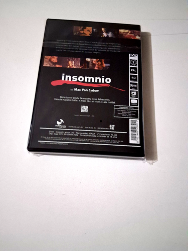 DVD "INSOMNIO" COMO NUEVO DARIO ARGENTO MAX VON SYDOW STEFANO DIONISI - Picture 2 of 2