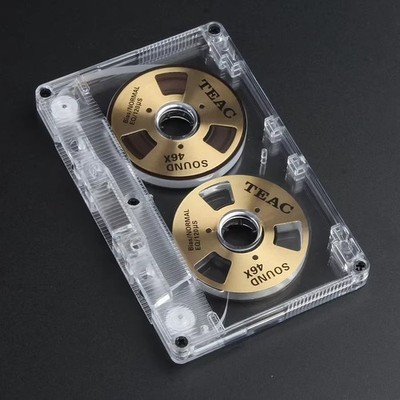 Teac SOUND 46X Reel to Reel Gold Cassette Tape Self-made High Quality Design