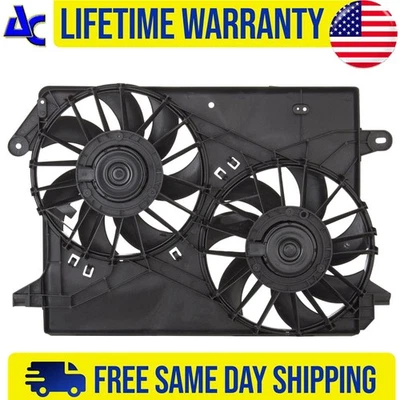 New Radiator Condenser Fan Assembly For 2005-2009 Chrysler 300 - Image 1 of 4