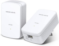Tp-Link MP500 KIT Powerline Kit Homeplug AV2 Fino a 1000Mbps, 1 Porta Gigabit, P