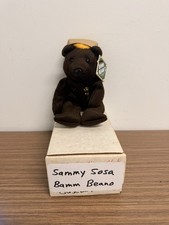 Salvino  s Bamm Beano  s Sammy Sosa 1998 66 HR Bear ERROR Babe Ruth Mistag