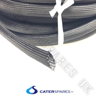 Manicotto In Fibra Di Vetro Siliconata – 1mm-25mm – Termoresistente – Bianco/Nero - 2