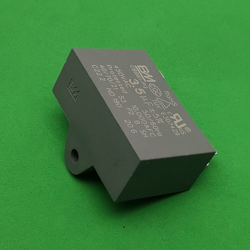 1pc Mini Split Capacitor 3.5uF 3.5 mfd 450V AC 4-Terminal CBB61 for Fan Motor - Picture 4 of 4
