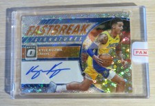 🔥2017-18 Donruss Optic Fast Break Signatures #89 Kyle Kuzma Rare Parallel Laker