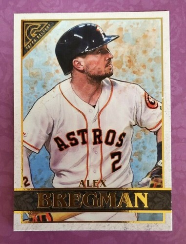 2020 Topps Gallery #140 Alex Bregman Houston Astros Baseball Card - PC Quality - Picture 1 of 2
