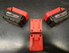 2 Pack M18 Battery Holder Wall Mount For Milwaukee 18V