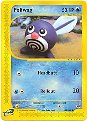 Pokemon Expedition - Poliwag Card 125/165