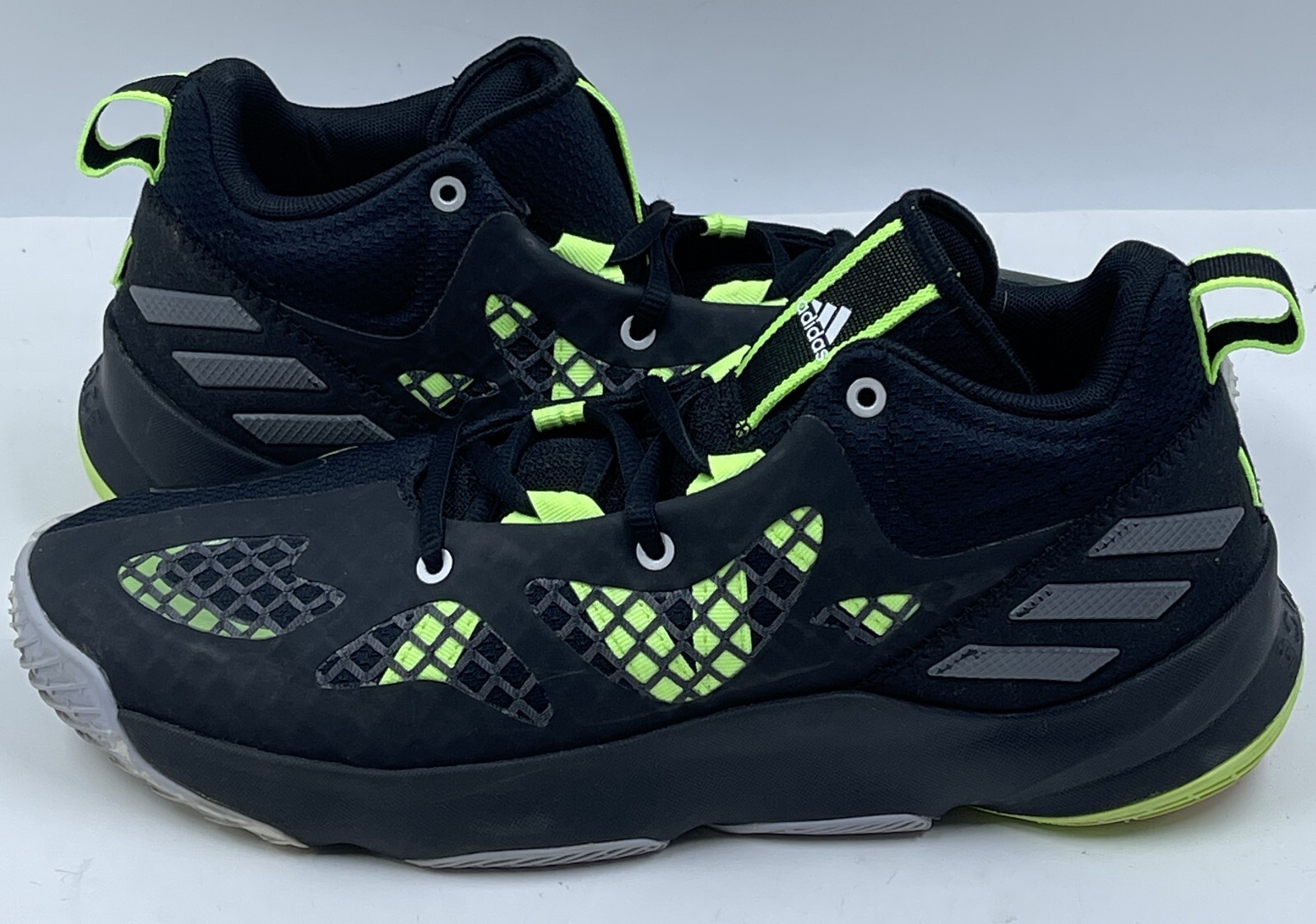 Adidas Pro N3XT Men Sneakers Size 8.5  Black Green Athletic Shoes G58893 thumbnail 2