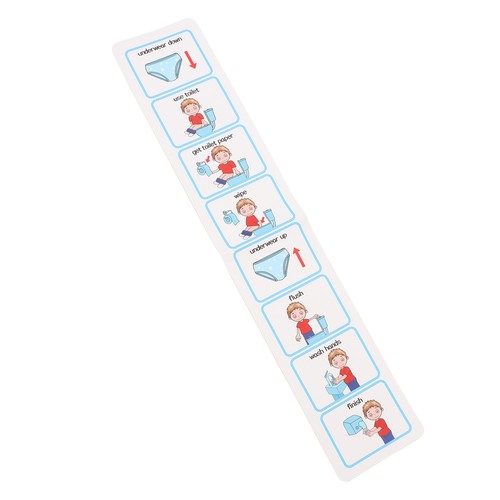 Potty Training Visual Schedule Independent Living Skills Step By Step Visual DP3 - Picture 22 of 24